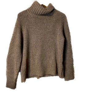 Frank & Oak size M smock neck seawool blend sweater soft and stretchy